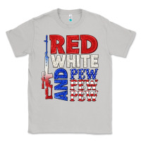 Moon Dust red white and pew pew pew Classic Tee - texasbilliewilder