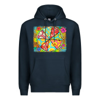 Navy fruit plate Premium Hoodie - Jasminsmagicworld