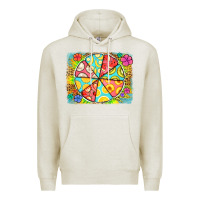 Oatmeal Heather fruit plate Premium Hoodie - Jasminsmagicworld