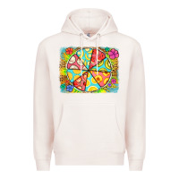 Pale Pink fruit plate Premium Hoodie - Jasminsmagicworld