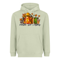 Matcha Pumpkin Spice Everything Heavyweight Hoodie - RacoonDesign
