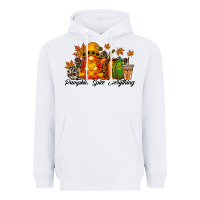 White Pumpkin Spice Everything Heavyweight Hoodie - RacoonDesign