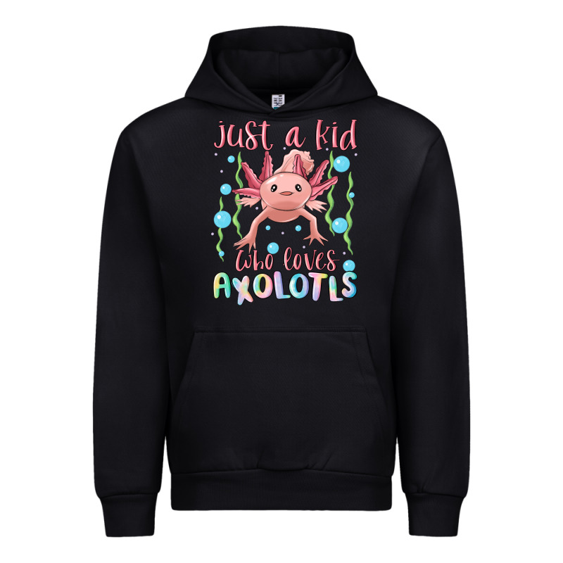 Just A Kid Who Loves Axolotls Urban Hoodie by MaliasSmallBusiness | Teevron