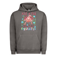 Pigment Tornado just a kid who loves axolotls Urban Hoodie - MaliasSmallBusiness