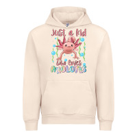 Sandshell just a kid who loves axolotls Urban Hoodie - MaliasSmallBusiness