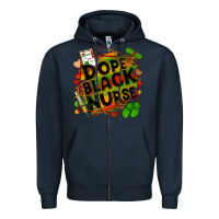 Navy dope black nurse Zipper Hoodie - Zillion Design Studio