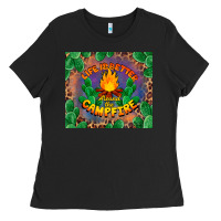 Black life is better around the campfire Ladies Tee - BarkalooDesign