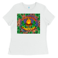 White life is better around the campfire Ladies Tee - BarkalooDesign