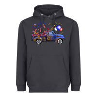Smoke western truck fourth of july Heavyweight Hoodie - FaDigitalArtStudio