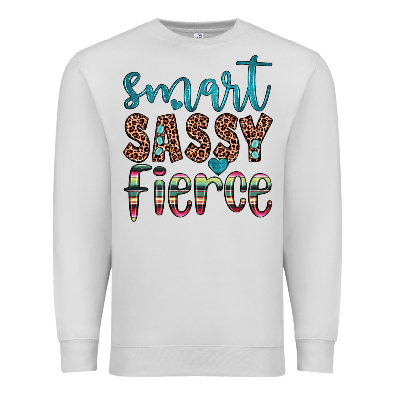 Smart  Sassy Fierce Premium Sweatshirt by JahusDesignShop | Teevron