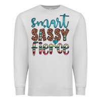 Dove Grey smart  sassy fierce Premium Sweatshirt - JahusDesignShop
