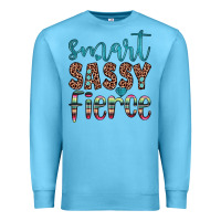 Ocean Blue smart  sassy fierce Premium Sweatshirt - JahusDesignShop