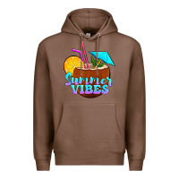 Chestnut summer vibes coconut drink Premium Hoodie - Jasminsmagicworld