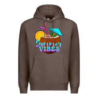 Coffee summer vibes coconut drink Premium Hoodie - Jasminsmagicworld