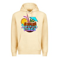 Pina Colada summer vibes coconut drink Premium Hoodie - Jasminsmagicworld