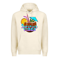 Tofu summer vibes coconut drink Premium Hoodie - Jasminsmagicworld