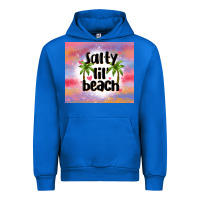 Cobalt salty lil' beach Urban Hoodie - MaliasSmallBusiness