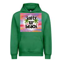 Emerald salty lil' beach Urban Hoodie - MaliasSmallBusiness