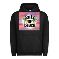 Pigment Black salty lil' beach Urban Hoodie - MaliasSmallBusiness