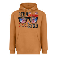 Meerkat star spangled stup Heavyweight Hoodie - CowhideDigitalArt