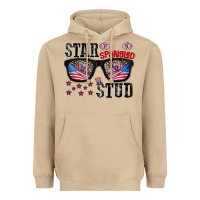 Mushroom star spangled stup Heavyweight Hoodie - CowhideDigitalArt