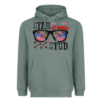 Sage star spangled stup Heavyweight Hoodie - CowhideDigitalArt