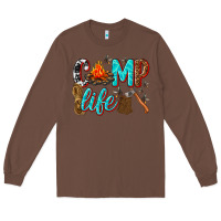 Chestnut camp life Long Sleeve Tee - texasbilliewilder