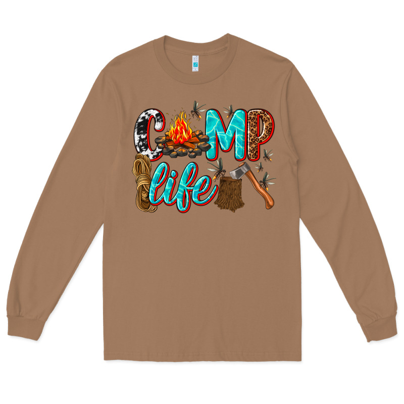 Camp Life Long Sleeve Tee by texasbilliewilder | Teevron