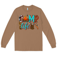 Toasted Coconut camp life Long Sleeve Tee - texasbilliewilder