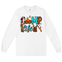 White camp life Long Sleeve Tee - texasbilliewilder