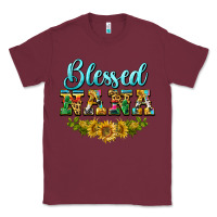 Burgundy blessed nana Classic Tee - BarkalooDesign