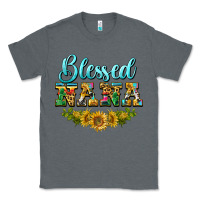 Charcoal Heather blessed nana Classic Tee - BarkalooDesign