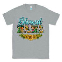 Heather Grey blessed nana Classic Tee - BarkalooDesign