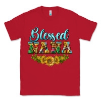 Red blessed nana Classic Tee - BarkalooDesign