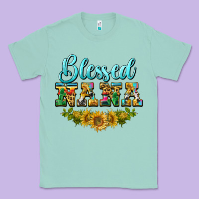 Blessed Nana Classic Tee Designed By Barkaloodesign