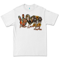 White peace love dog mama Premium Tee - RacoonDesign