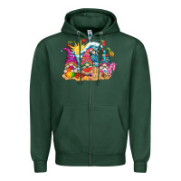 Sports Green summer gnome tbw Zipper Hoodie - texasbilliewilder