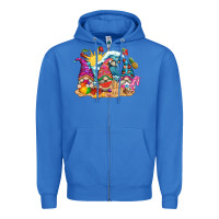 True Royal summer gnome tbw Zipper Hoodie - texasbilliewilder