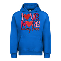 Cobalt love more worry less Urban Hoodie - MaliasSmallBusiness