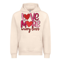 Sandshell love more worry less Urban Hoodie - MaliasSmallBusiness