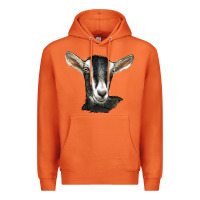 Carrot alpine goat head Premium Hoodie - LillyAllenDesigns