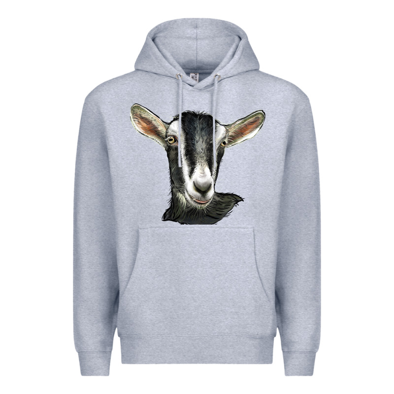 Alpine Goat Head Premium Hoodie by LillyAllenDesigns | Teevron