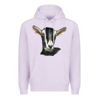 Lilac alpine goat head Premium Hoodie - LillyAllenDesigns