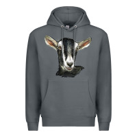 Rock alpine goat head Premium Hoodie - LillyAllenDesigns