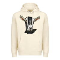 Sandshell alpine goat head Premium Hoodie - LillyAllenDesigns
