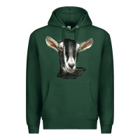 Sports Green alpine goat head Premium Hoodie - LillyAllenDesigns