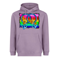 Lavender lgbtq gender gay symbol Heavyweight Hoodie - HRA Design Shop