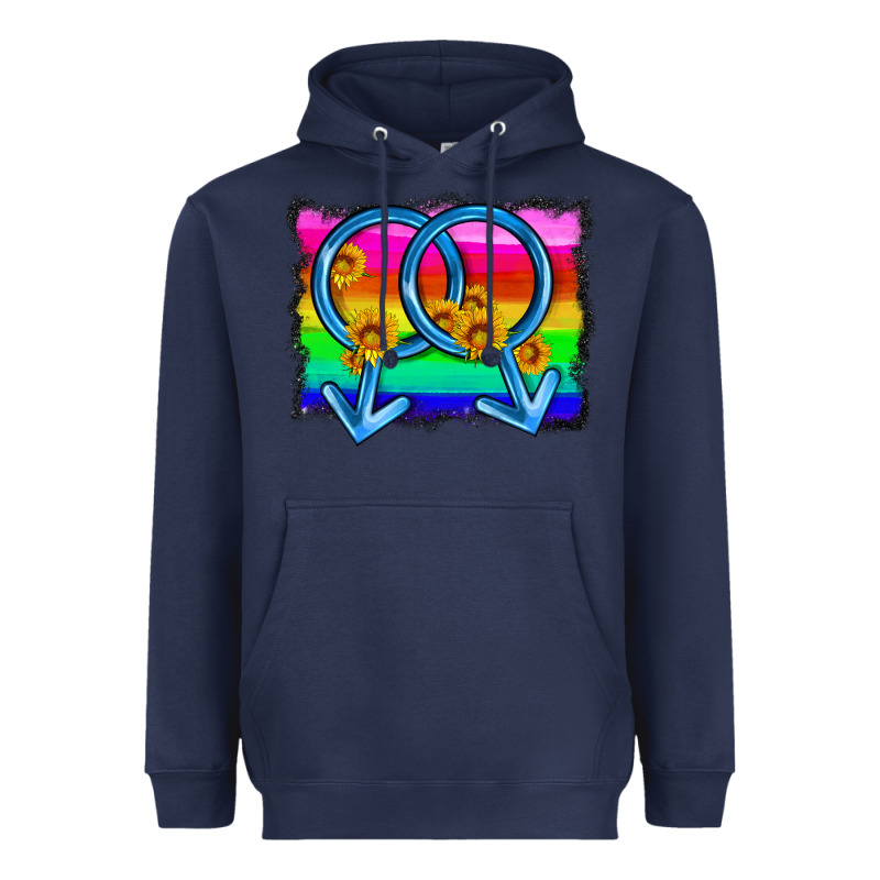 Lgbtq Gender Gay Symbol Heavyweight Hoodie by HRA Design Shop | Teevron
