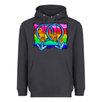 Smoke lgbtq gender gay symbol Heavyweight Hoodie - HRA Design Shop