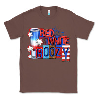 Chestnut red white boozy billie wilder Classic Tee - texasbilliewilder